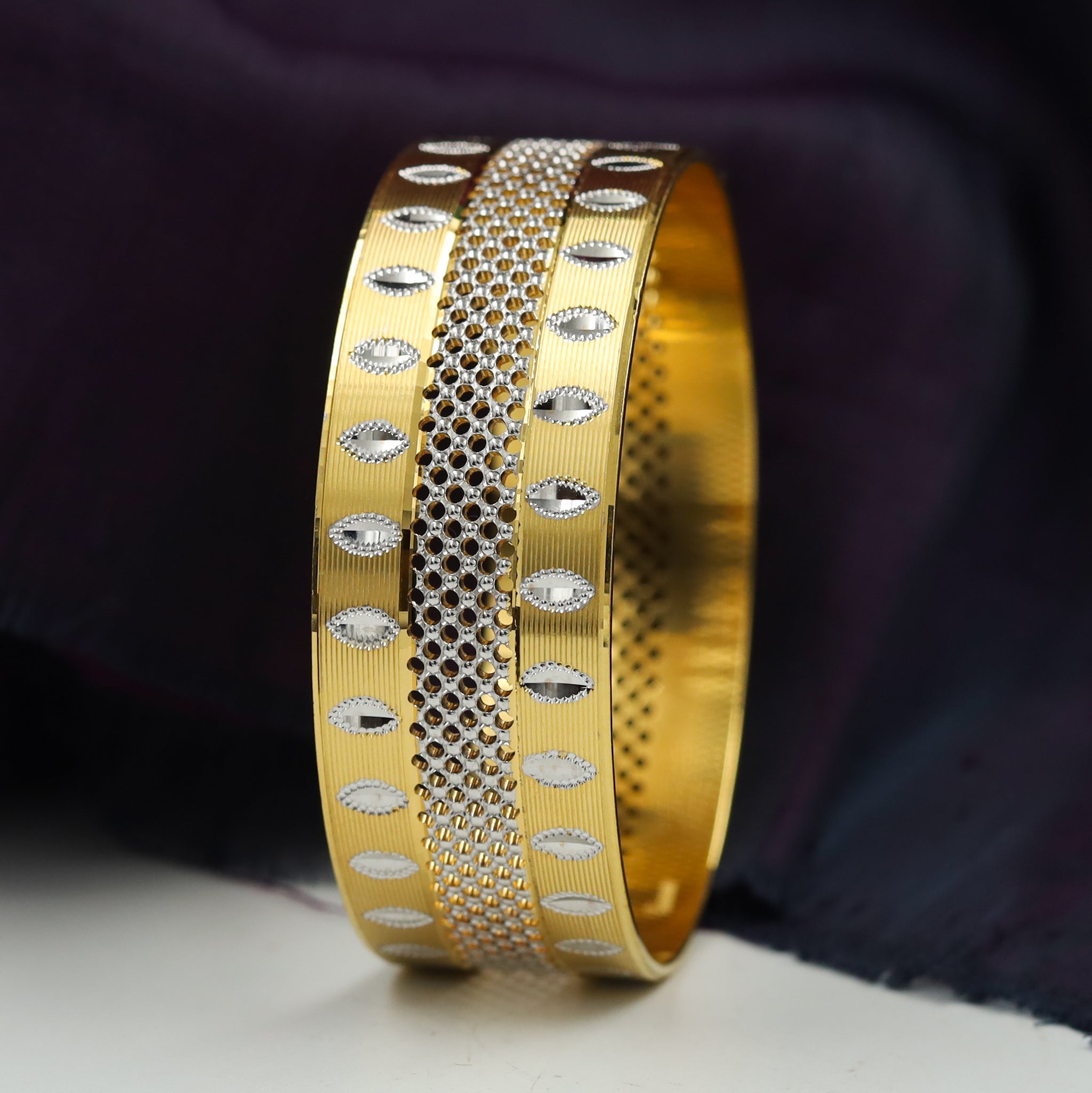 Gold Plated Bangle 11626-34