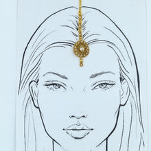 Gold Maang Tikka 1901-5966