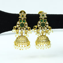 Jhumki Antique Earring 12361-28