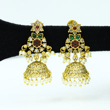 Jhumki Antique Earring 12361-28