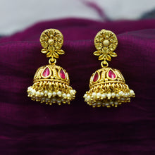 Jhumki Antique Earring 12356-28