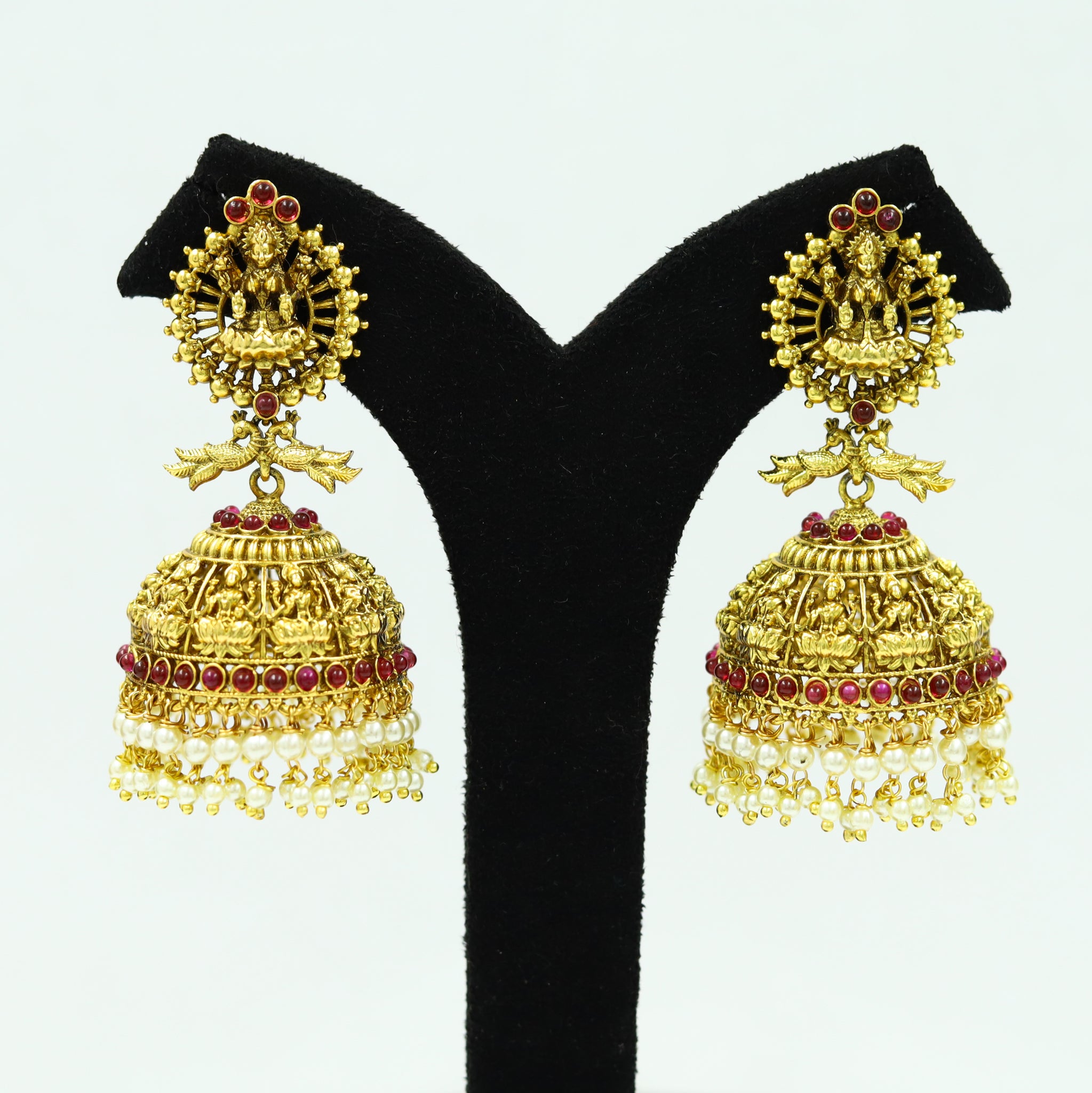Jhumki Antique Earring 12375-28