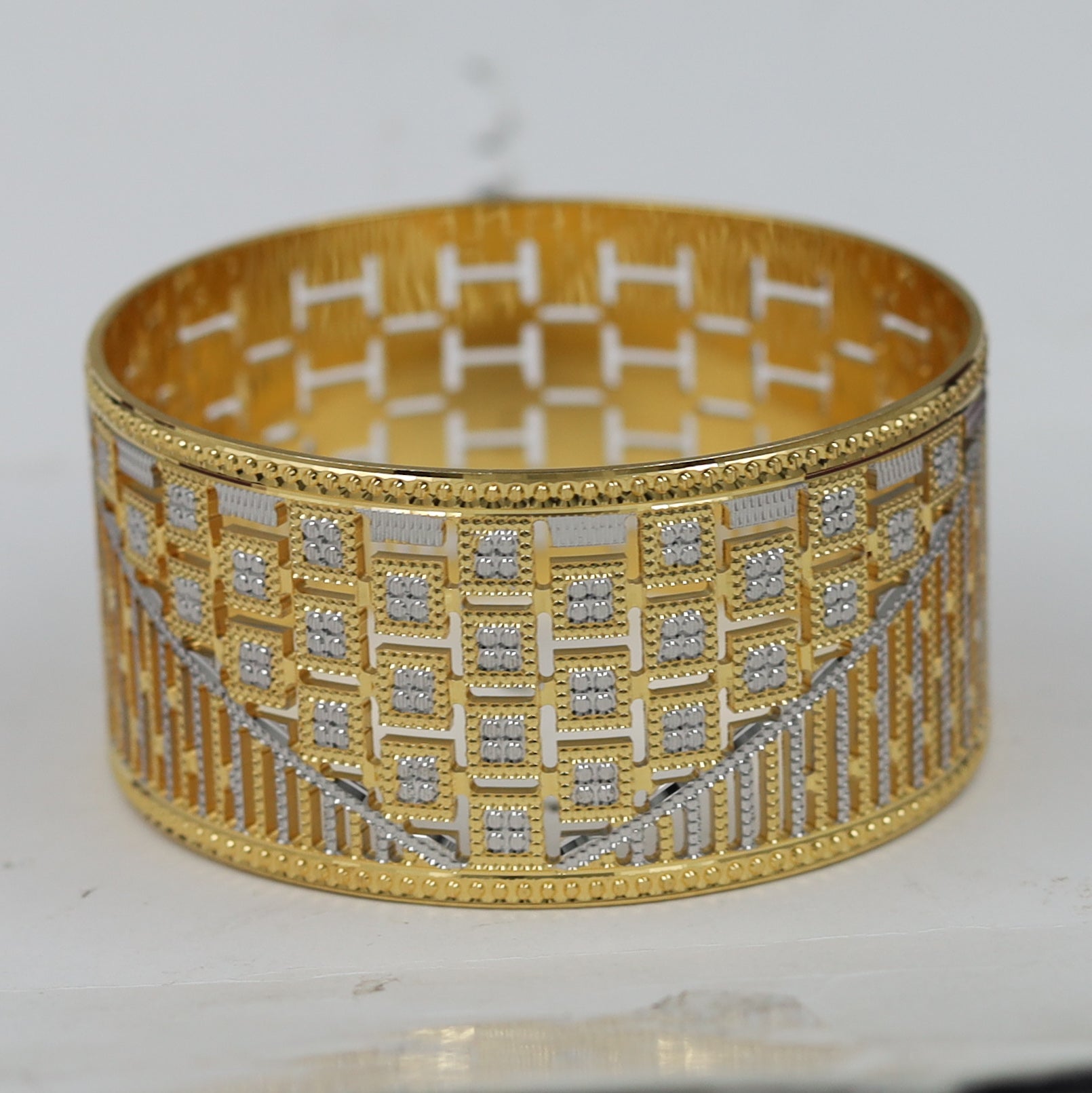 Gold Plated Bangle 11625-34