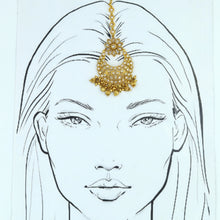 Champagne Maang Tikka 3044-7109