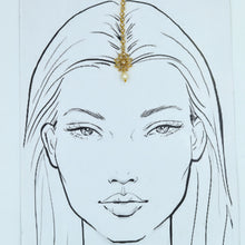 Gold Look Maang Tikka 14037-100