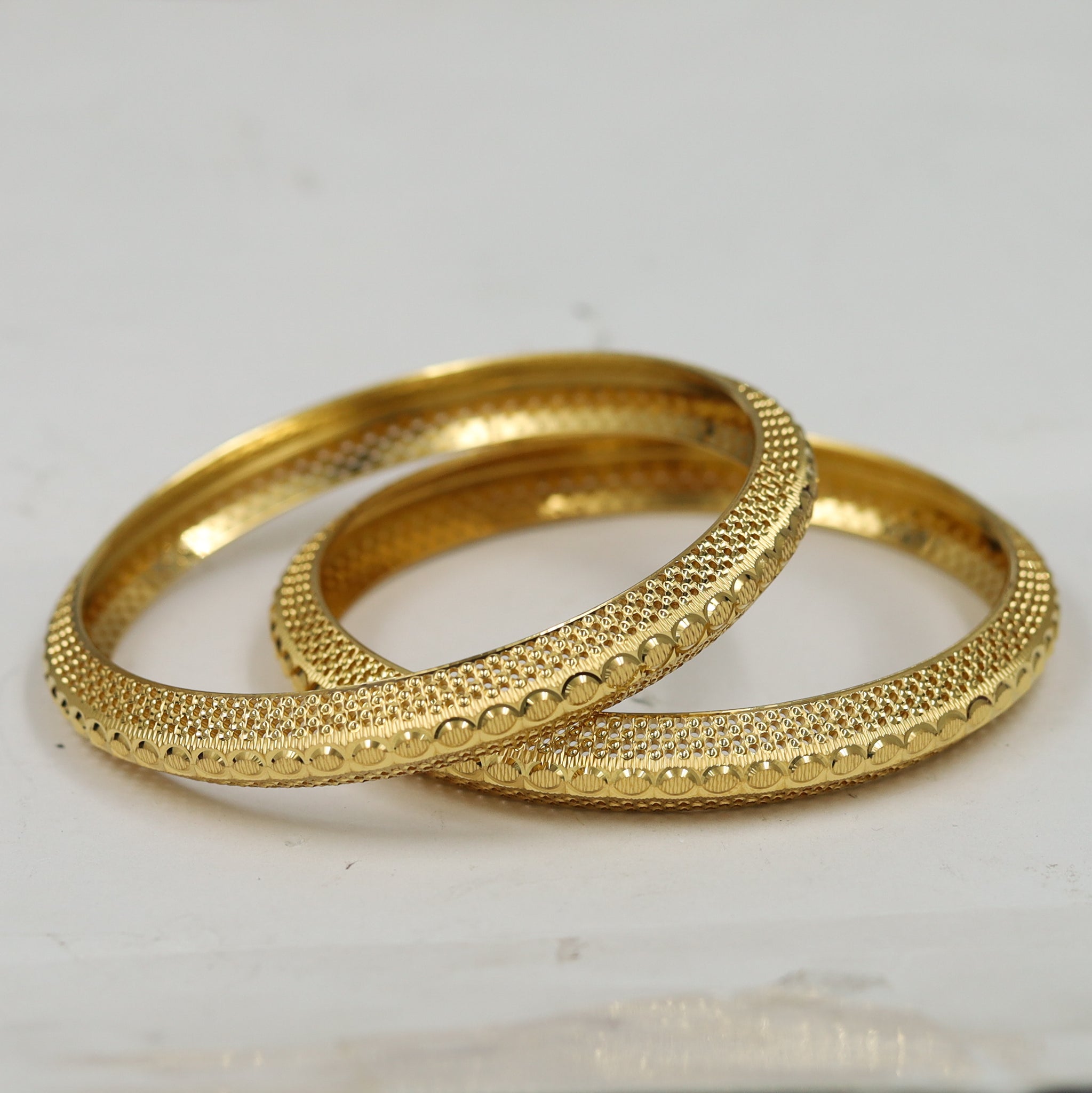 Gold Plated Bangle 11618-34