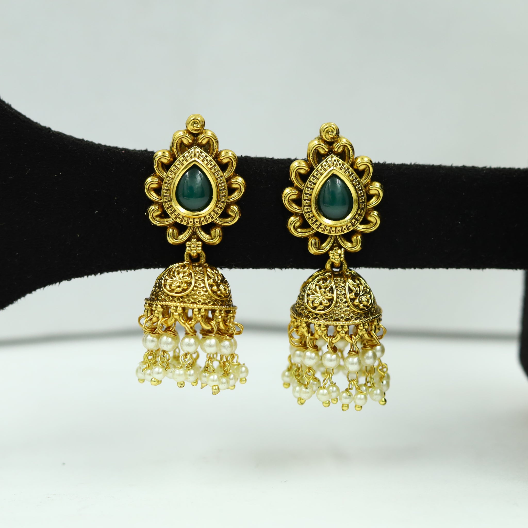 Jhumki Antique Earring 12354-28