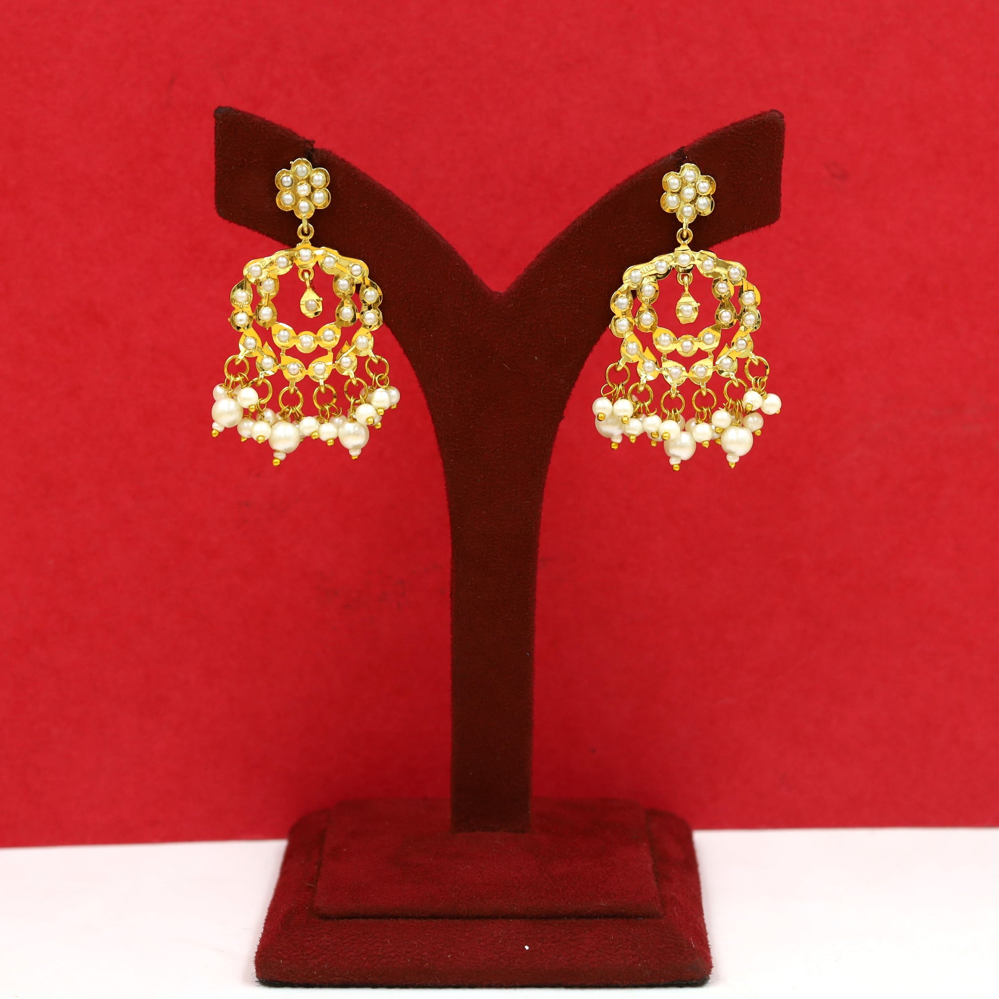Chandbali Jadau Earring 18608-65