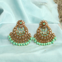 Gold Plated Chandbali Stone Earring 12909-9525