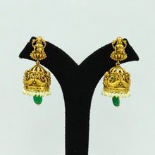 Jhumki Temple Earring 12381-28