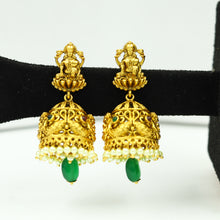 Jhumki Temple Earring 12381-28