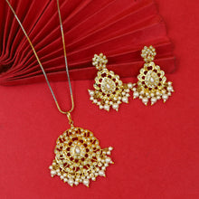 Traditional Jadau Pendant Set 18610-65