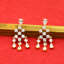 Round Neck Zircon/AD Necklace Set 19523-08