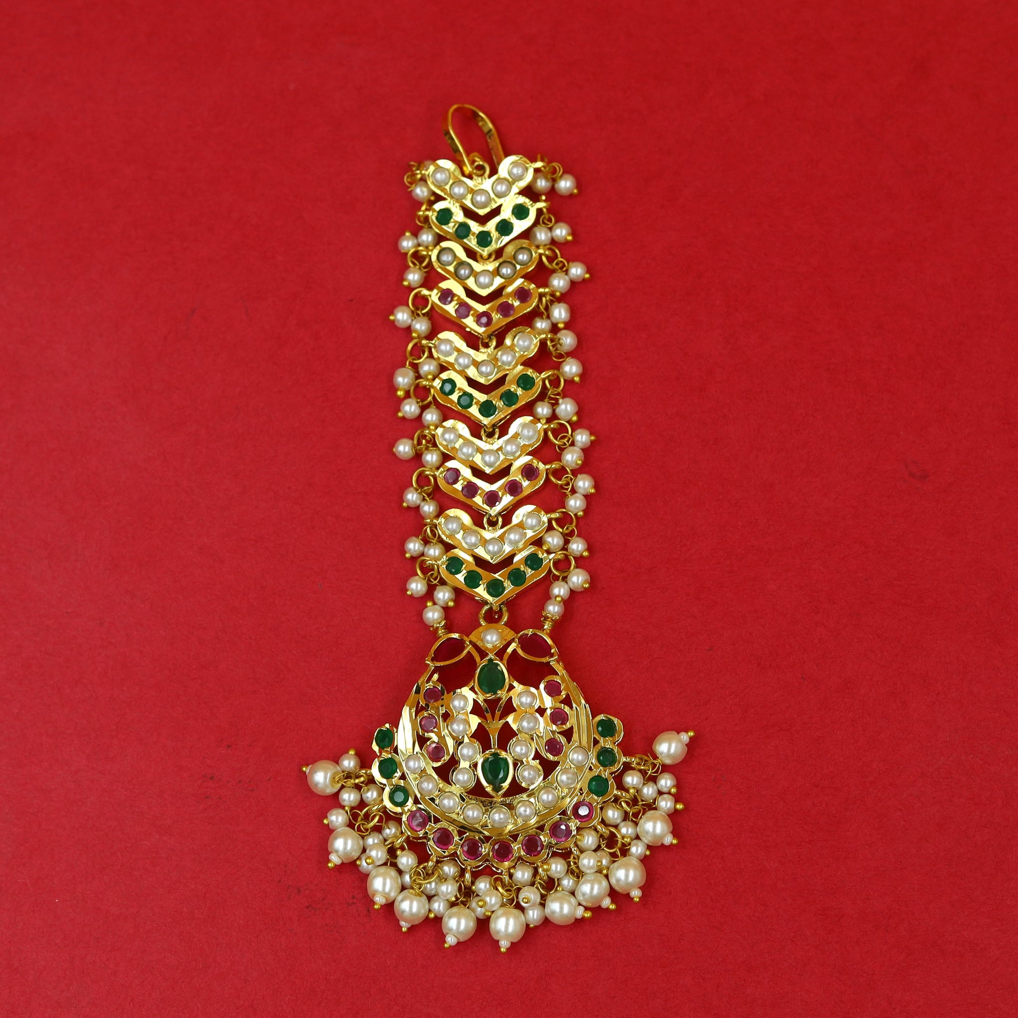 Bridal Jadau Maang Tikka 18614-65