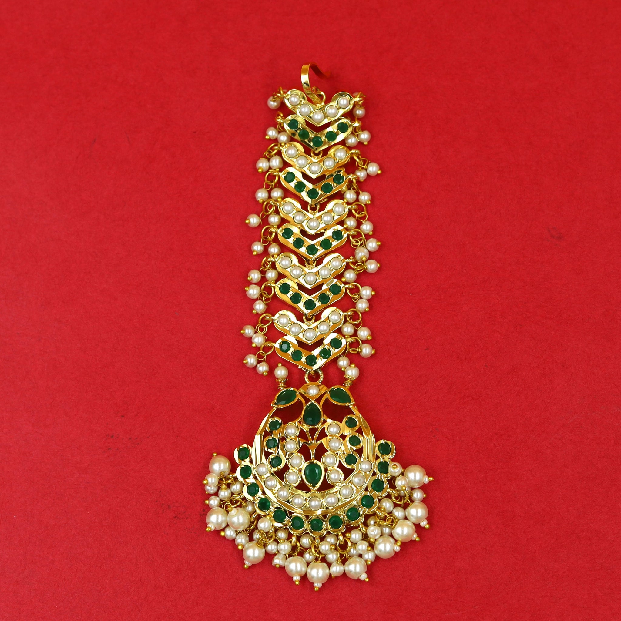 Bridal Jadau Maang Tikka 18614-65