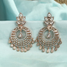 Rose Gold Zircon/AD Earring 10870-6658