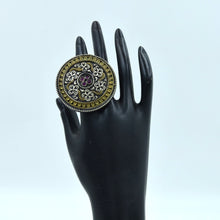 Oxidized Cocktail Adjustable Ring 4439-8504