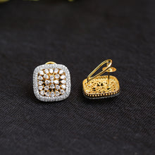 Blue Zircon/AD Pendant Set 2547-6612
