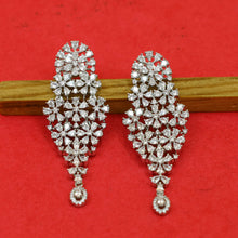 Round Neck Zircon/AD Necklace Set 19374-69