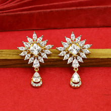 Round Neck Zircon/AD Necklace Set 19378-69