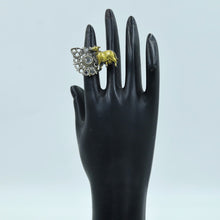 Adjustable Oxidized Ring Cow 4682-59