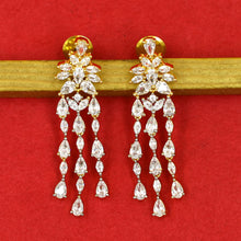 2 Line Layered Zircon/AD Necklace Set 19381-69
