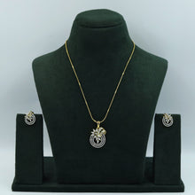 Designer Zircon/AD Pendant Set 16877-08