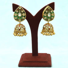 Antique Gold Finish Moissanite Jhumki 20598-87