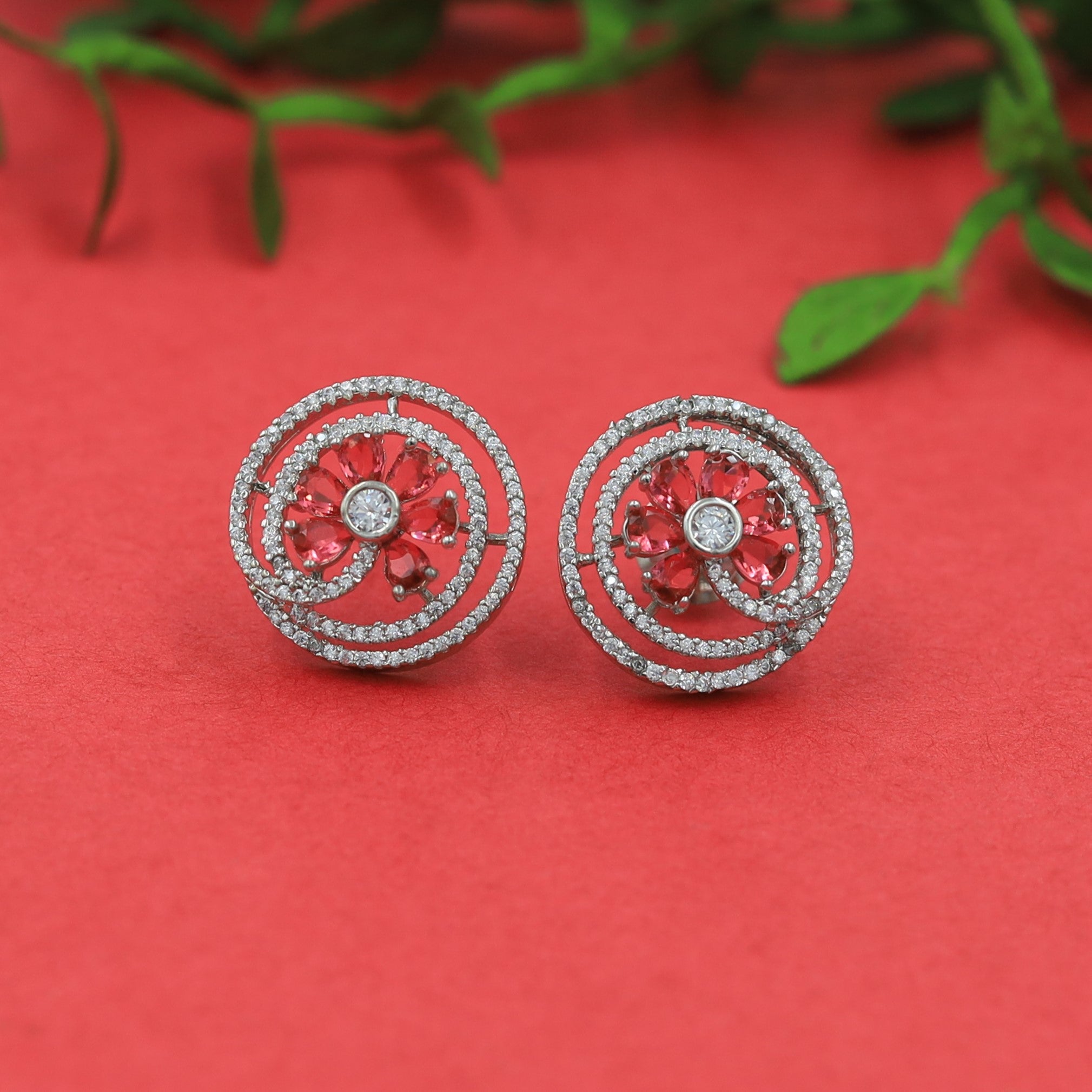 Tops/Studs Zircon/AD Earring 16256-69