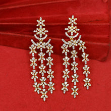 Round Neck Zircon/AD Necklace Set 19376-69