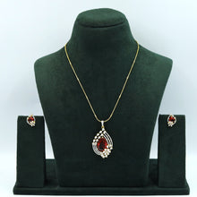 Light Zircon/AD Pendant Set 14868-08
