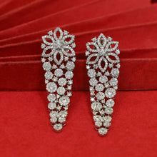 Round Neck Zircon/AD Necklace Set 19375-69