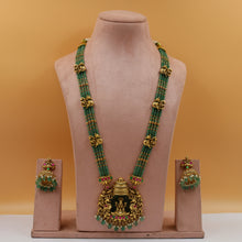 Long Neck Temple Necklace Set 18988-1