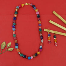 Single Line Pearl Necklace Set 14977-80