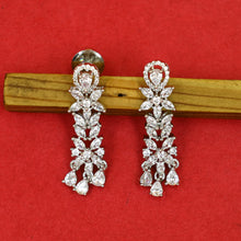 Round Neck Zircon/AD Necklace Set 19370-69