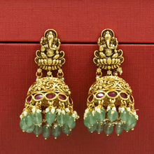 Jhumki Temple Earring 21067-28