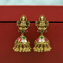 Jhumki Temple Earring 21065-28