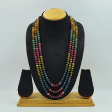 3 Line Colorful Pearl Mala 14967-35