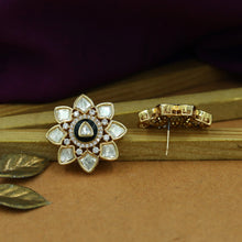 Tops/Studs Kundan Earring 7505-34