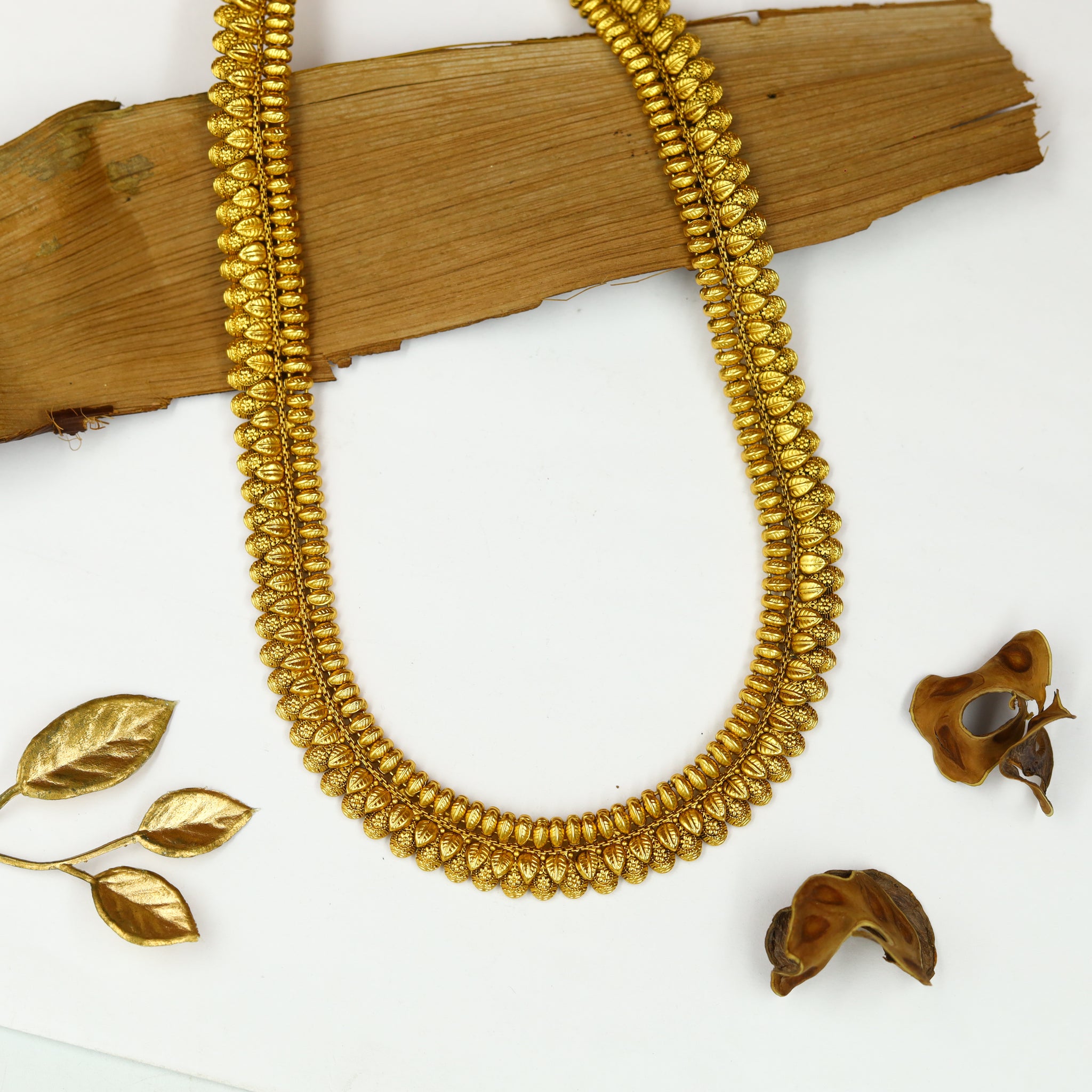 Long Neck Antique Necklace Set 12075-28