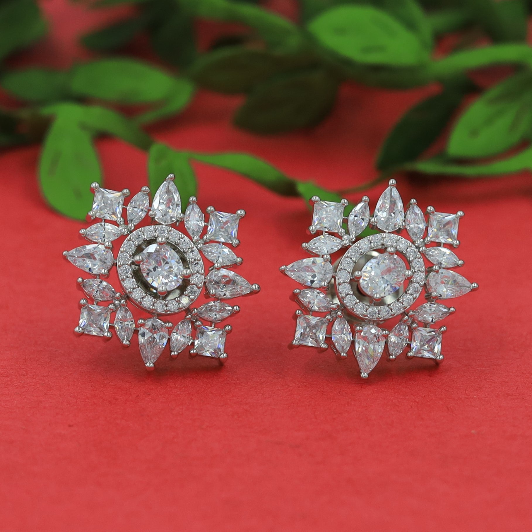 Tops/Studs Zircon/AD Earring 16270-69