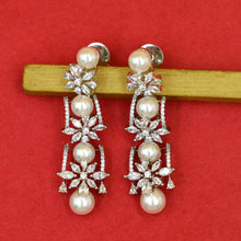 Round Neck Zircon/AD Necklace Set 19348-69