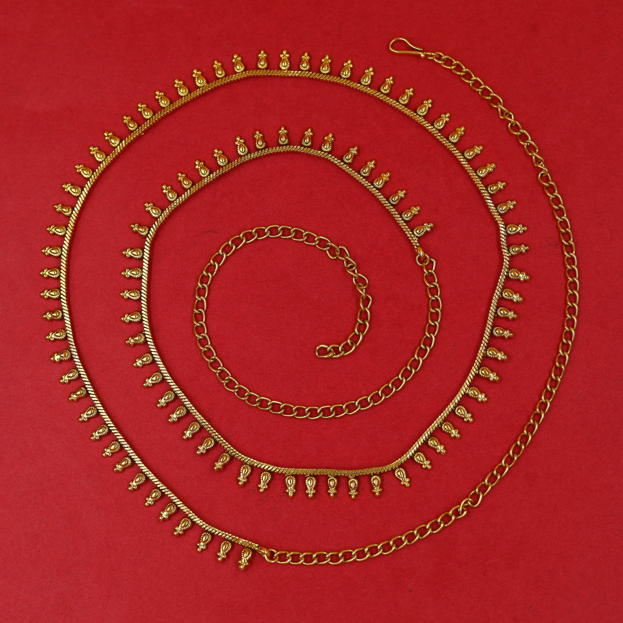 Antique Gold Plated Kamarband 18370-28