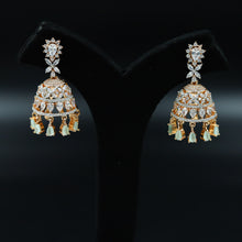 Mint Green Zircon/AD Necklace Set 16612-3759