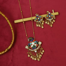 Sabya Inspired Kundan Pendant Set 21408-96