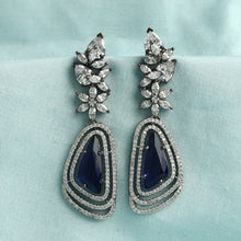 Blue Zircon/AD Earring 9119-3520