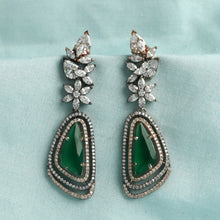 Green Zircon/AD Earring 9119-3517