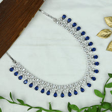 Silver Polish Zircon/AD Necklace Set 6760-69