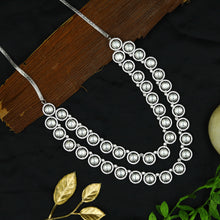 Round Neck Zircon/AD Necklace Set 6668-28
