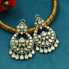 Moissanite Chandbali Kundan Earring 20591-87